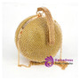 Fashion Golden Round ball Wristlets Women Clutch Evening Bag