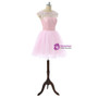 Pink Elegant 2017 Homecoming Dresses A-line Cap Sleeves