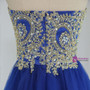Royal Blue 2017 Homecoming Dresses A-line Sweetheart Short