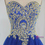 Royal Blue 2017 Homecoming Dresses A-line Sweetheart Short