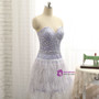 2017 Homecoming Dresses A-line Sweetheart Short Mini Feather