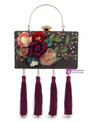 Ladies Evening Bags Smaller Beaded Clutches Tassel Purses Women Wedding