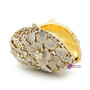 Flower Crystal Bag Ladies White Diamonds Wedding Clutch Ladies Women Evening Clutches