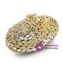 Women Crystal Clutch Bag Gold Evening Bags Lady Diamond Wedding Clutches