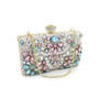 Beaded Clutch Bag Elegant Crystal Rhinestone Diamond Pearl Evening Party