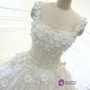 Fairy Tale Full Beading Luxury Ball Gown White/Ivory Wedding Dresses