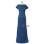 A-line Cap Sleeves Royal Blue 2017 Mother Of The Bride Dresses