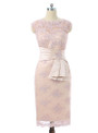 Champagne 2017 Mother Of The Bride Dresses Sheath Cap Sleeves