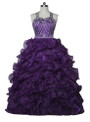 Halter Organza Purple 2017 Girls Pageant Dresses For Weddings Ball Gown