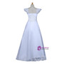 White 2017 Flower Girl Dresses For Weddings A-line Cap Sleeves Lace