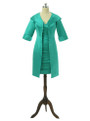 Green 2017 Mother Of The Bride Dresses Sheath Knee Length With Jacket