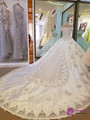 Attractive Bridal Gown Lace Beading Off the Shoulder Ball Gown Lace Wedding Dress