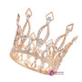 Royal Wedding Tiara Bridal Pageant Beauty Contest Rhinestone Tiara Rose gold color
