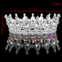 European Designs Vintage Peacock Crystal Tiara Wedding Crown Bridal