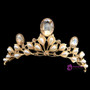 Wedding Tiara Hair Accessories Calla Shape Rhinestone