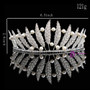 Leaves shape alloy headband tiara crown bridal rhinestone