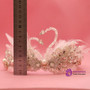 Feather Beads Crystal Princess Dancing White Swan Wedding Hair