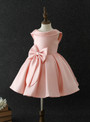 Baby Girls Big bow princess dress Pearl Sequins Birthday party
