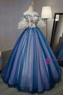 A-line Princess Straight Neck Sleeveless Floor Length Dresses