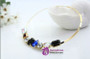 crystal character charm collar necklace for women ladies for party