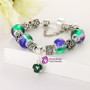 Glass Bracelets For Women Crystal Beads Bracelets & Bangles