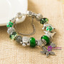 Ocean Charms fit Pan Bracelet & Bangles Green Murano Beads