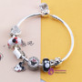 Mickey & Minnie Charm pan Bracelets Castle Beads Bangles & Bracelets DIY Jewelry Pulseras