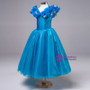 Princess Tutu skirt a Cinderella Blue Costume catwalk in autumn