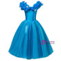 Princess Tutu skirt a Cinderella Blue Costume catwalk in autumn