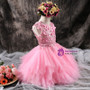 Girls Pink Dress Tutu Princess Dress Sweet Autumn flower