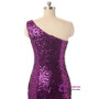 In Stock:Ship in 48 hours Mermaid One Shoulder Sequins Prom Dress