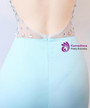 In Stock:Ship in 48 hours Mermaid Blue Prom Dress