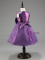 In Stock:Ship in 48 hours Purple Bow Girl Dress