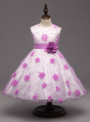 In Stock:Ship in 48 hours Purple Tulle Girl Dress
