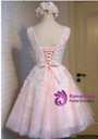 In Stock:Ship in 48 hours Pink Tulle Homecoming Dress