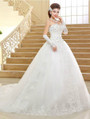 In Stock:Ship in 48 hours Ball Gown Lace Wedding Dress