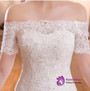 In Stock:Ship in 48 hours Lace Sheath Wedding Dress