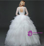 In Stock:Ship in 48 hours Ball Gown Tulle Beading Wedding Dress