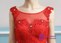 In Stock:Ship in 48 hours Red Tulle Wedding Dress