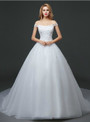 In Stock:Ship in 48 hours Off The Shoulder Wedding Dress