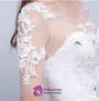 In Stock:Ship in 48 hours Short Sleeve Lace Wedding Dress