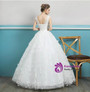 In Stock:Ship in 48 hours Ball Gown Lace Appliques Wedding Dress