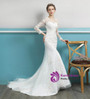 In Stock:Ship in 48 hours Mermaid Long Sleeve lace Wedding Dress
