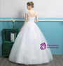 In Stock:Ship in 48 hours Ball Gown Open Back Wedding Dress