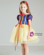 In Stock:Ship in 48 hours Blue Yellow Flower Girl Dress