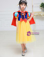 In Stock:Ship in 48 hours Yellow Short Sleeve Girl Dress