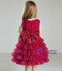 In Stock:Ship in 48 hours Red Tulle Flower Girl Dress