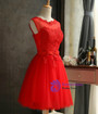 In Stock:Ship in 48 hours Red Short Bridesmaid Dress