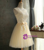In Stock:Ship in 48 hours Yellow Short Bridesmaid Dress