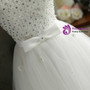 In Stock:Ship in 48 hours White Beading Homecoming Dress